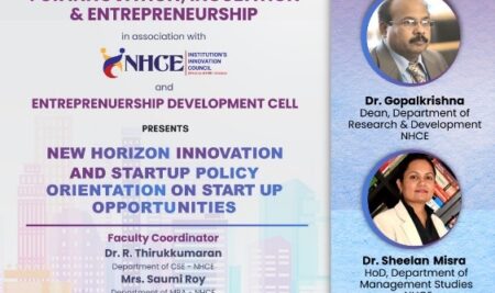 New Horizon Innovation and Start-up Policy Orientation on Start-up opportunities –  Awareness on New Horizon Innovation and Startup Policy