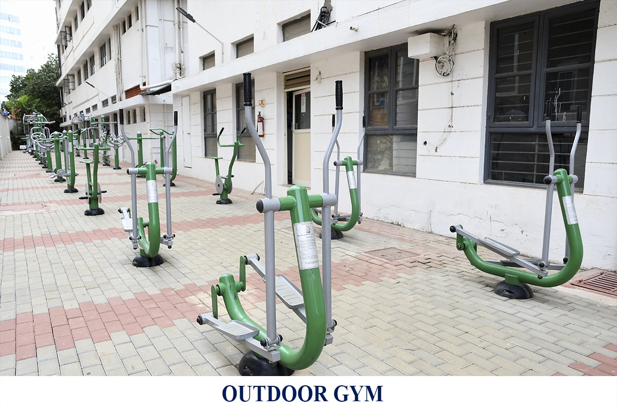outdoor gym- infrastructure- New Horizon College of Engineering
