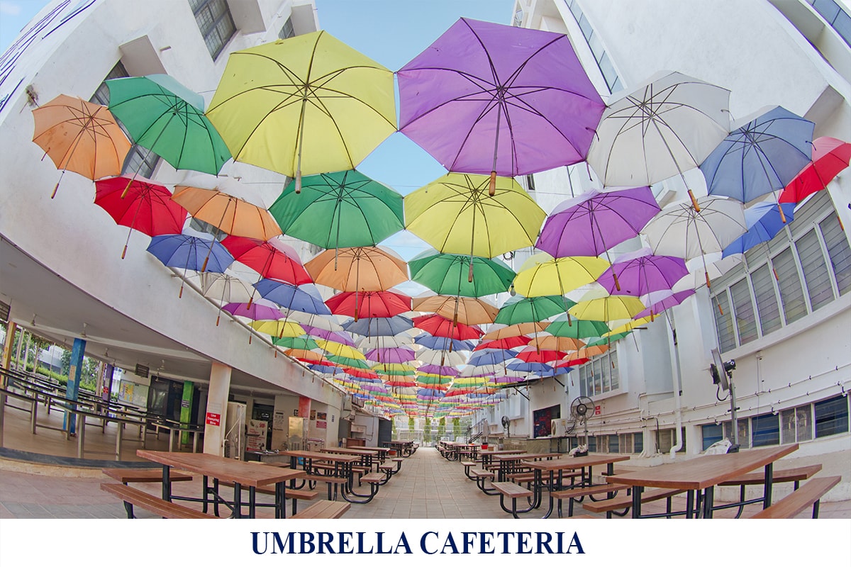 umbrella cafeteria- New Horizon College of Engineering