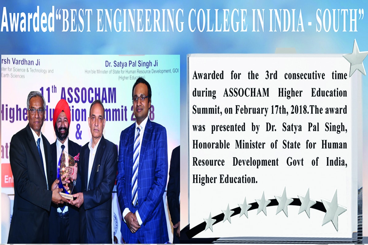 Best engineering college in India- South-Achievements- New Horizon College of Engineering