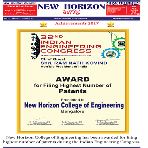 NH Bytes December 2017- Newsletters- Bangalore Engineering College