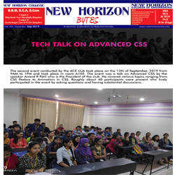 NH Bytes September 2019- Newsletters- Bangalore Engineering College