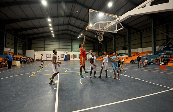 Indoor Basket Ball court- Indoor Sports- Best Sports Colleges in India