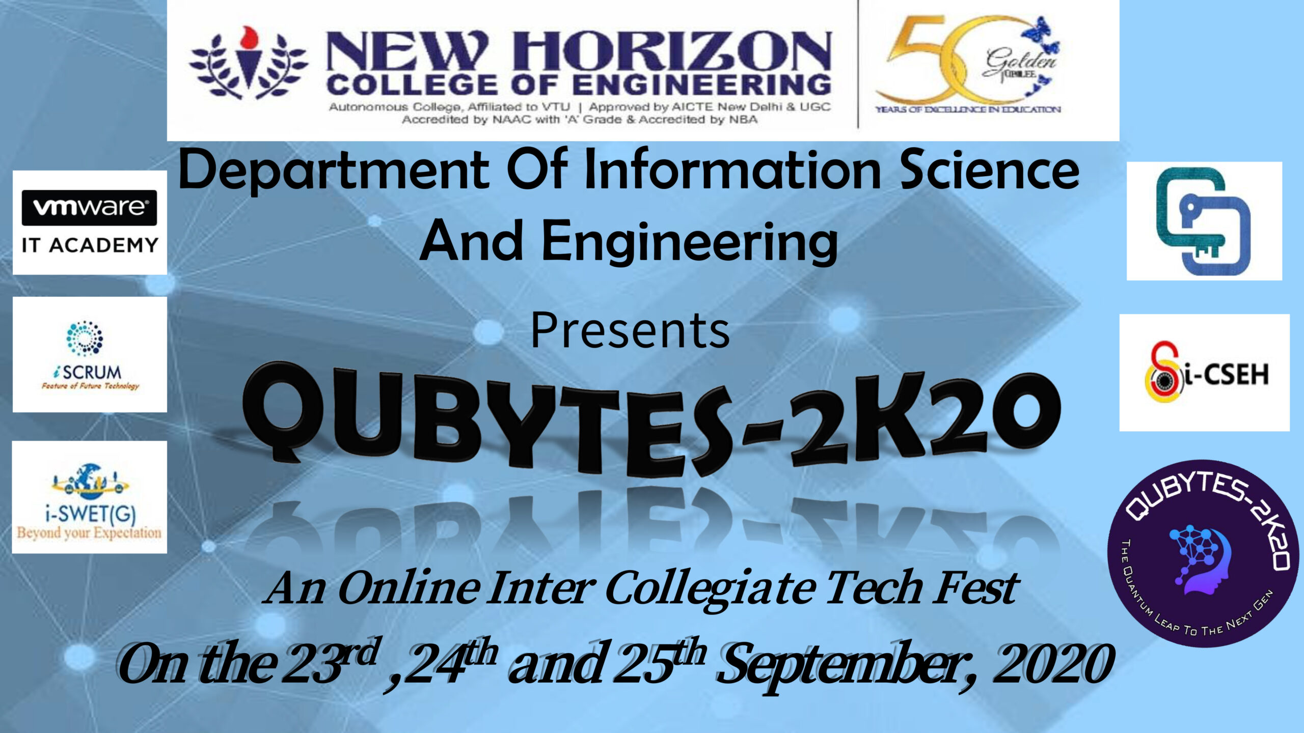 Techfest QUBYTES2K20 - New Horizon College of Engineering