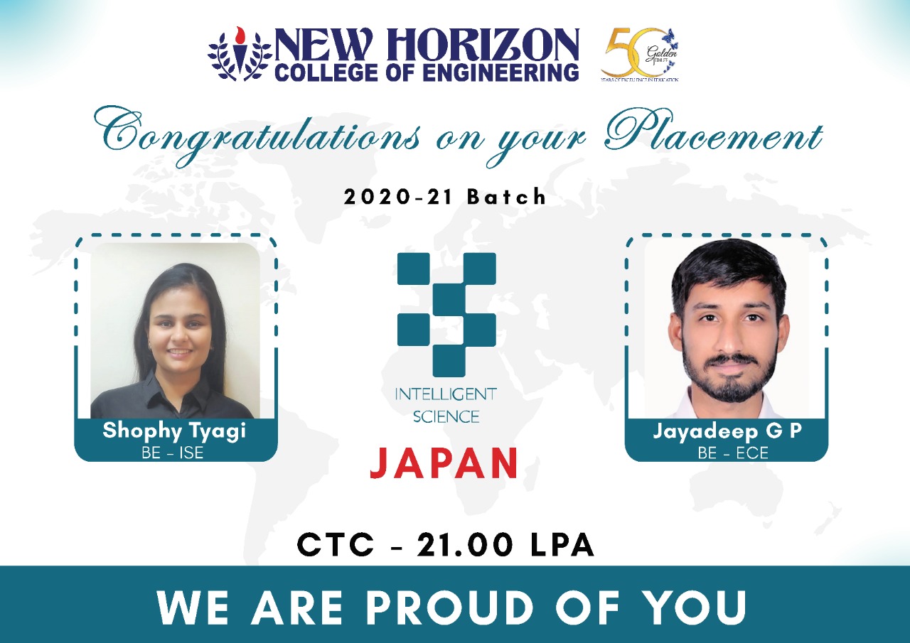 International Placement - New Horizon College of Engineering