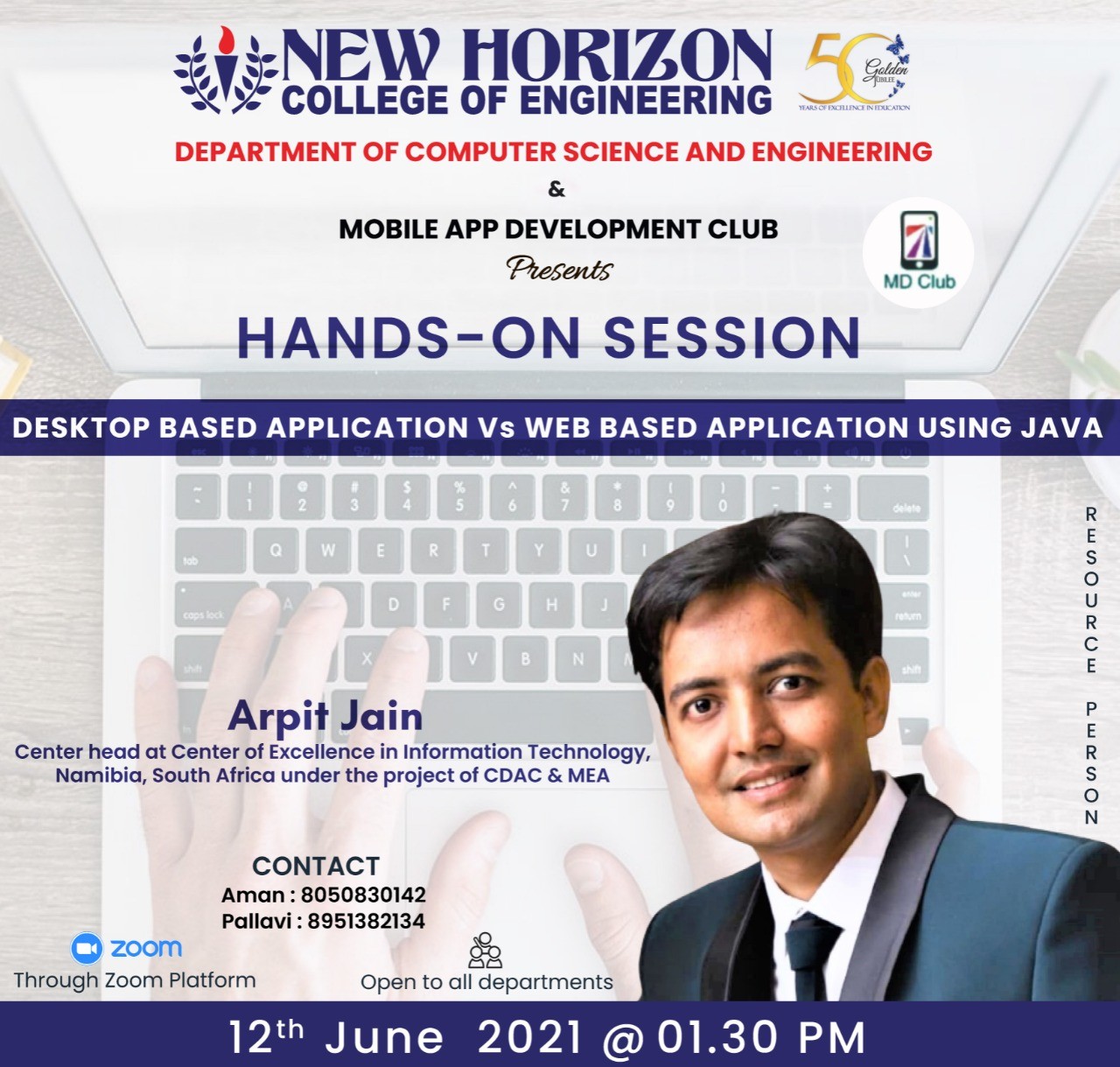 Desktop Based Application Vs  Based Application Using Java New Horizon College of Engineering