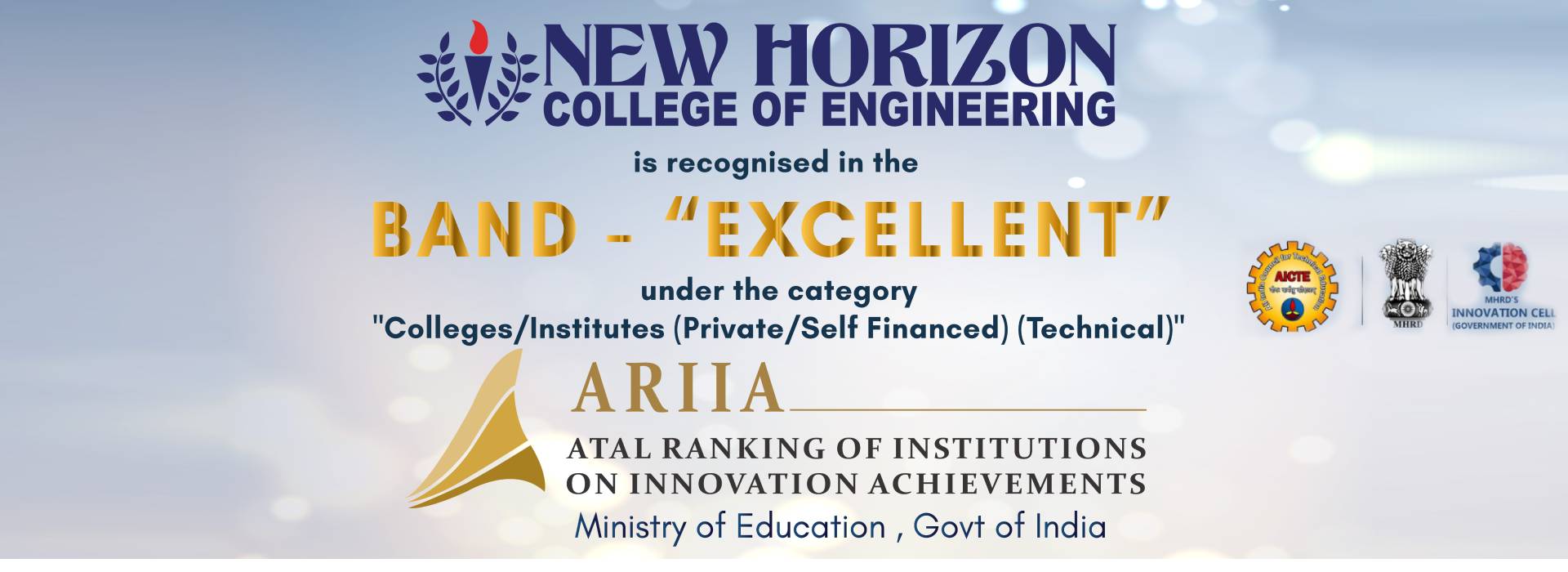 Band – “EXCELLENT” - Top Engineering Colleges in Bangalore
