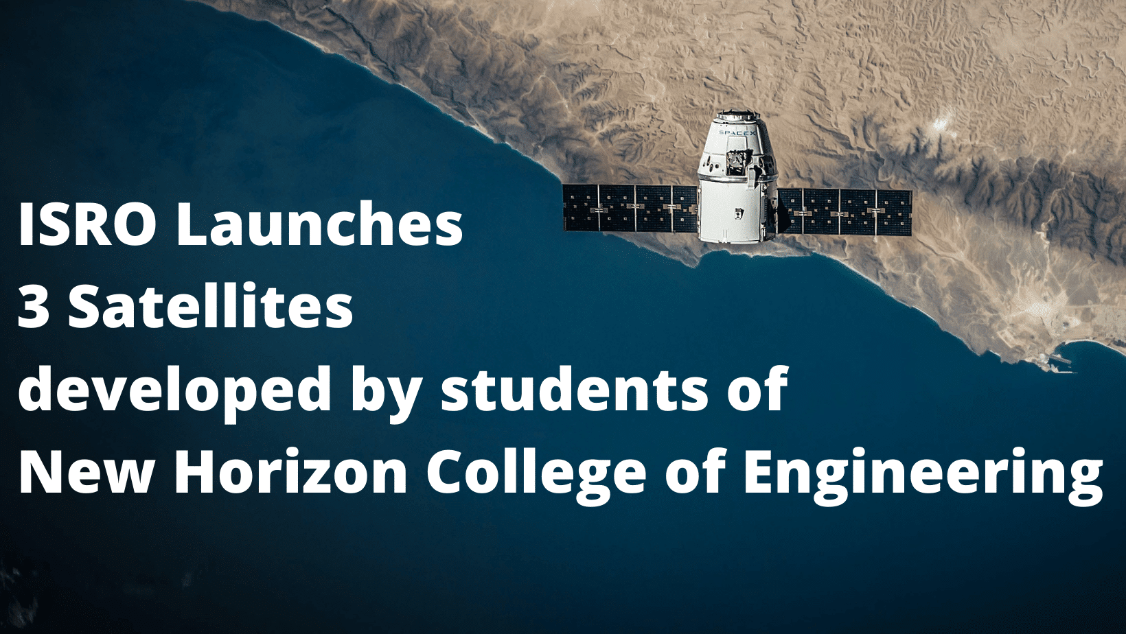 ISRO launches 3 satellites developed by students of New Horizon College of Engineering