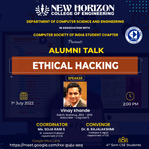 Ethical Hacking Event | NHCE Cybersecurity