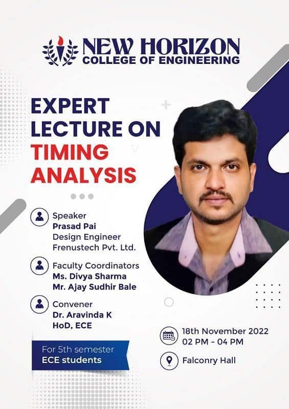 Expert Lecture on Timing Analysis