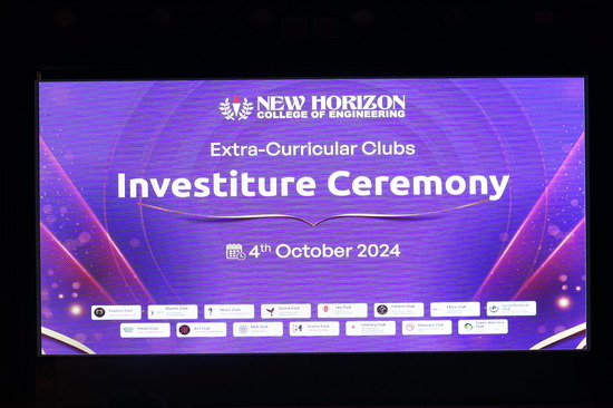 A Report on Investiture Ceremony of Extra Curricular Club