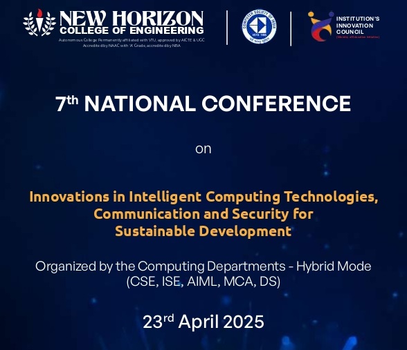 Computer Confernce 7th National Conference on Innovations in Intelligent Computing ...