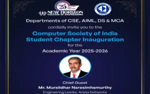 Computer Society of India (CSI) Student Chapter Inauguration for the academic year 2025–2026