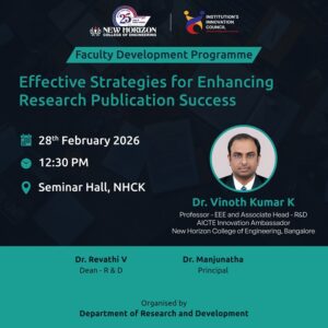 FDP on Effective Strategies for Enhancing Research Publication Success
