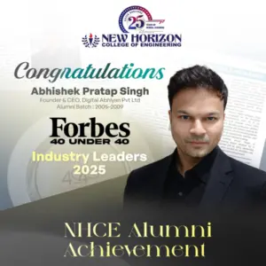 NHCE Alumni Pride: Abhishek Pratap Singh