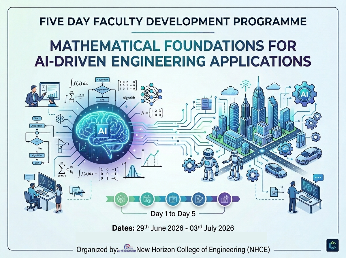 Five Day Faculty Development ProgrammeMathematical Foundations for AI ...