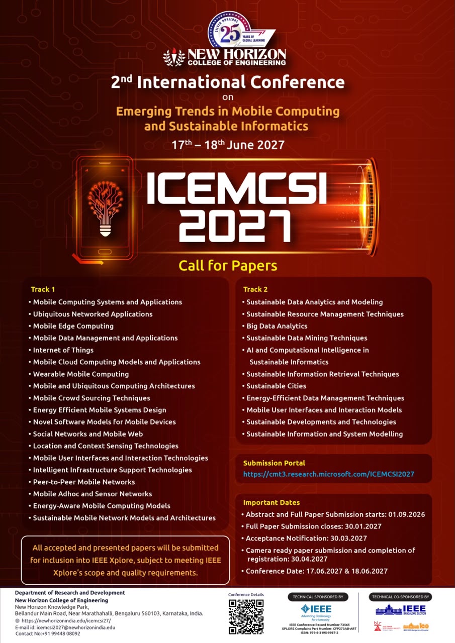 ICEMCSI 2027 International Conference