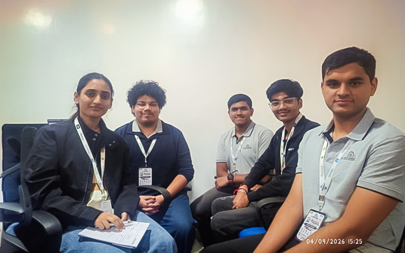 Students from Pimpri Chinchwad College of Engineering, Pune,