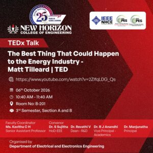 NHCE EEE Tedxtalk